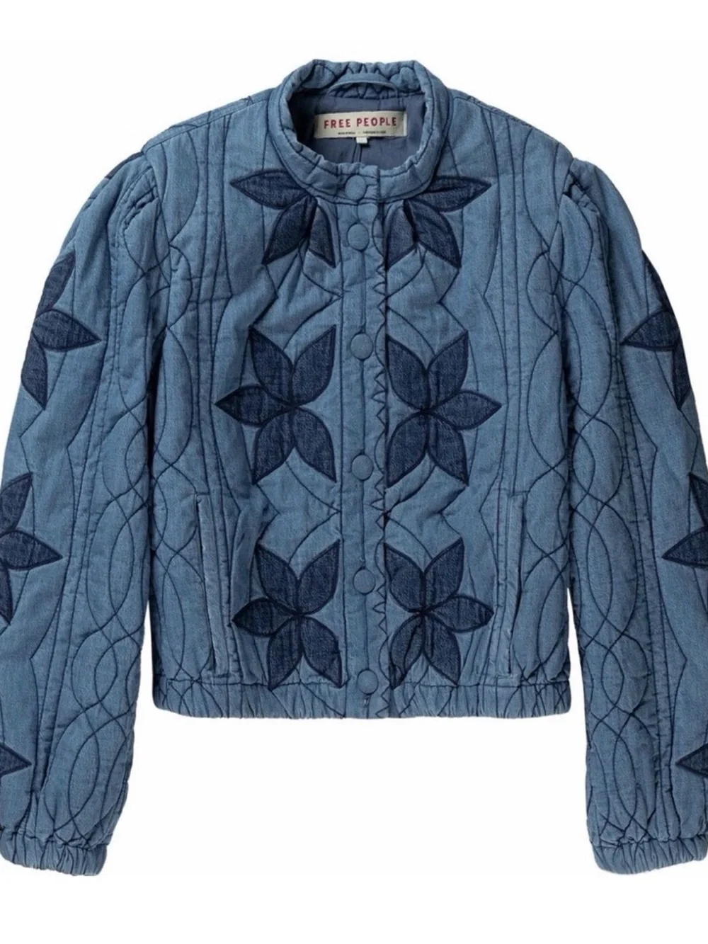 Free People Quinn Quilted Floral Jacket - Picture 5 of 10